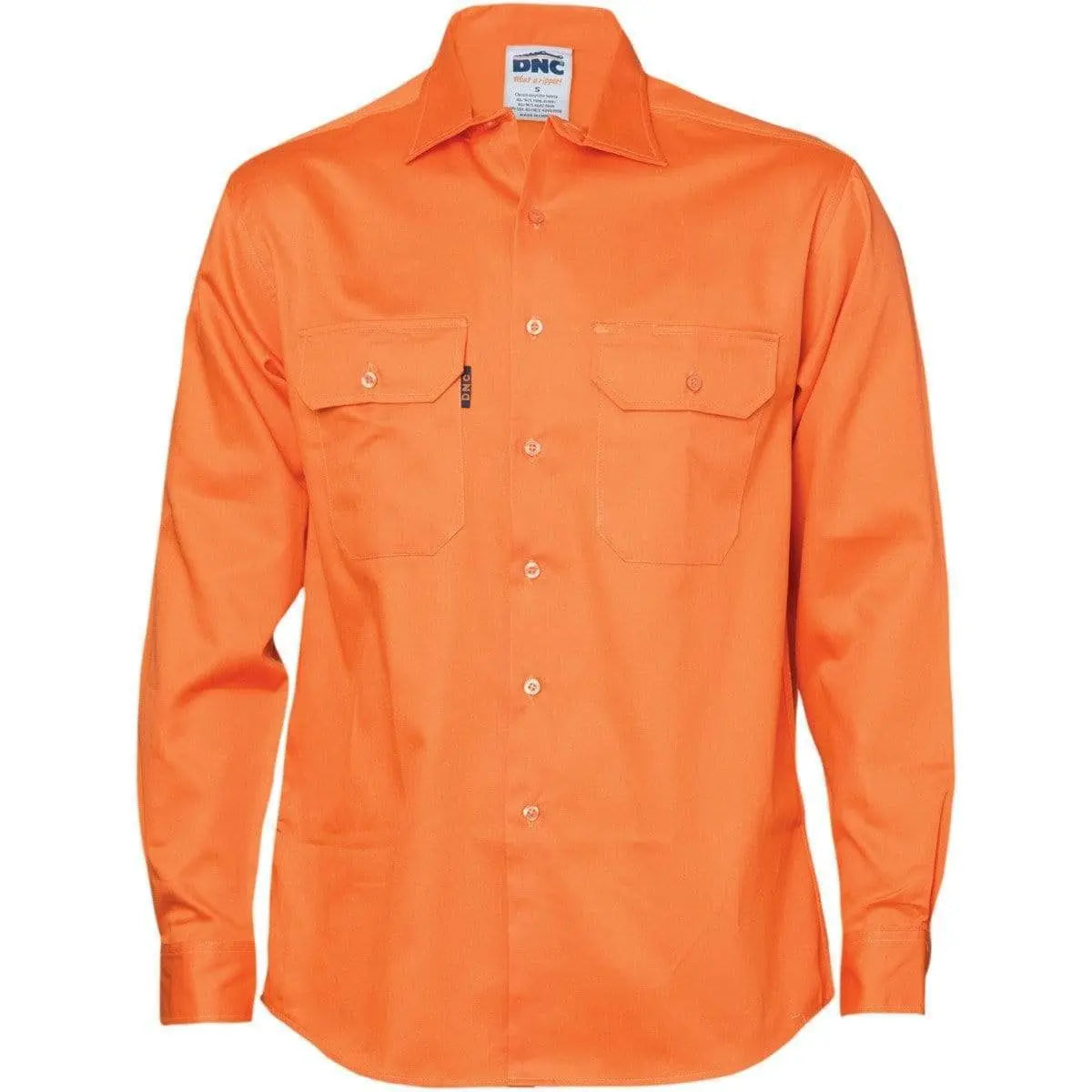 Dnc Workwear Cotton Drill Long Sleeve Work Shirt - 3202 Metro Workwear.